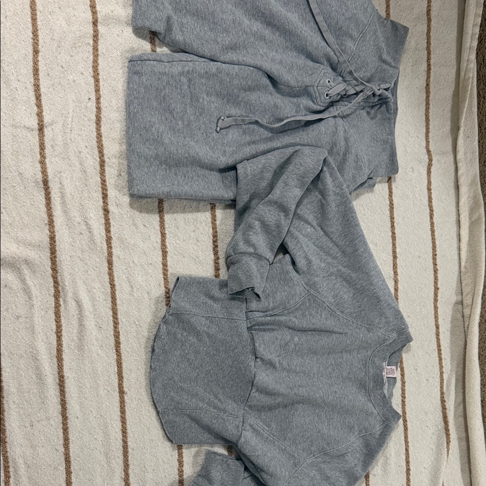 Victoria's Secret Gray Women's Sweatpants & Hoodie Set